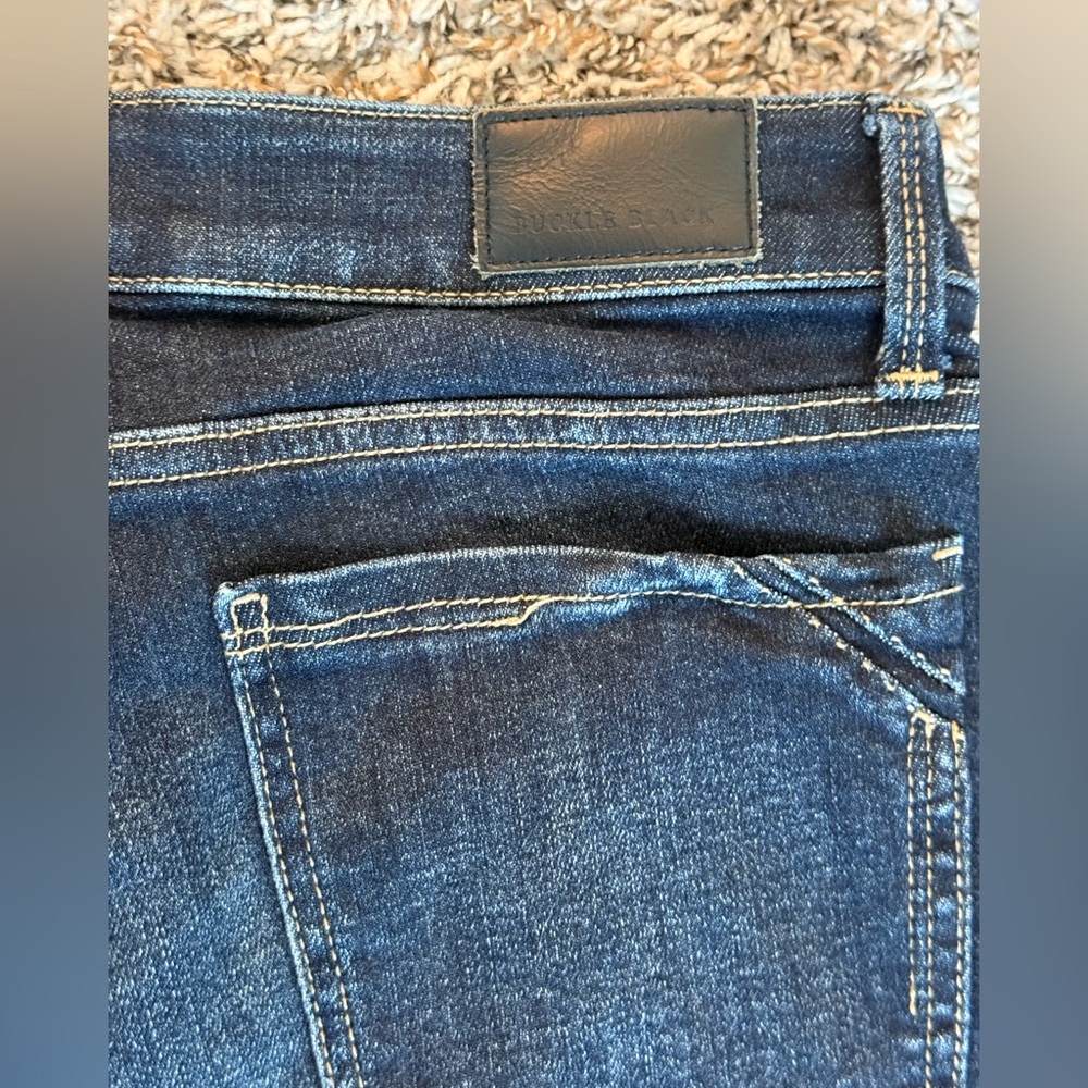 Buckle Black Ankle Skinny Jeans - Picture 9 of 15